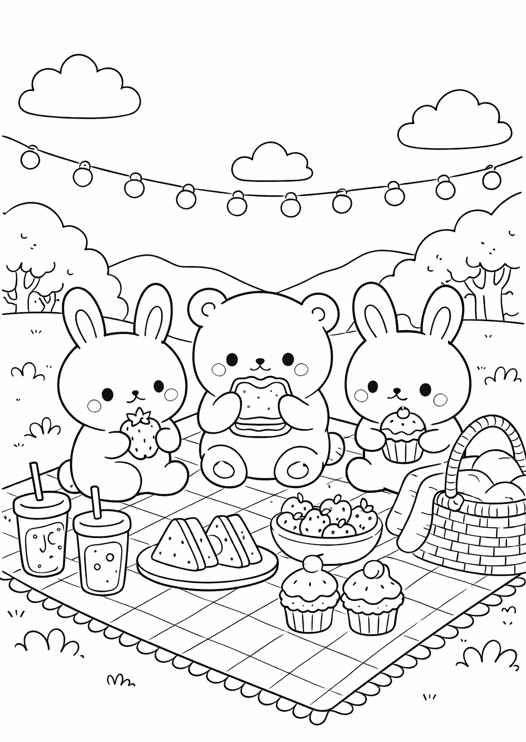 Kawaii picknick
