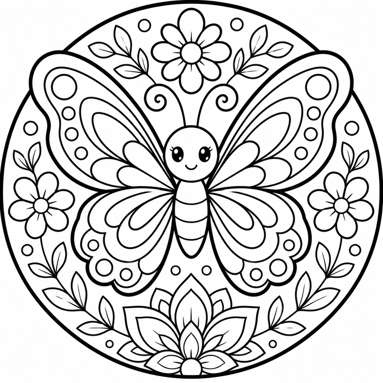 Mandala vlinder