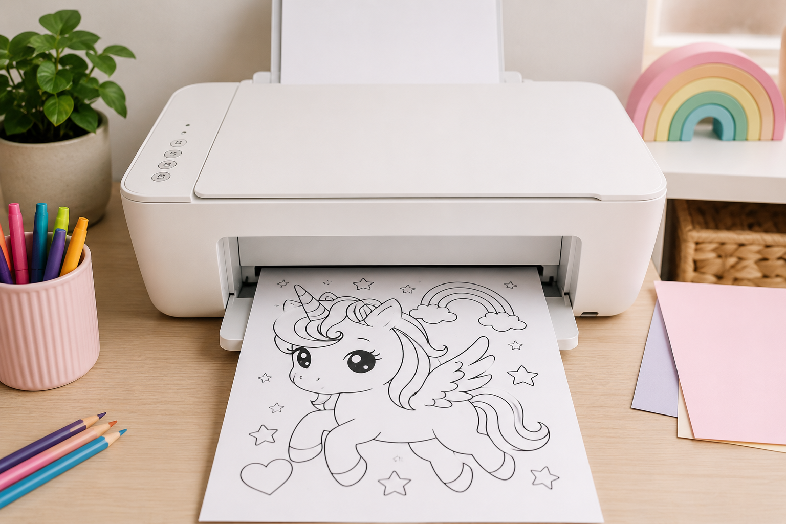 Hoe print je een kleurplaat in de beste kwaliteit?