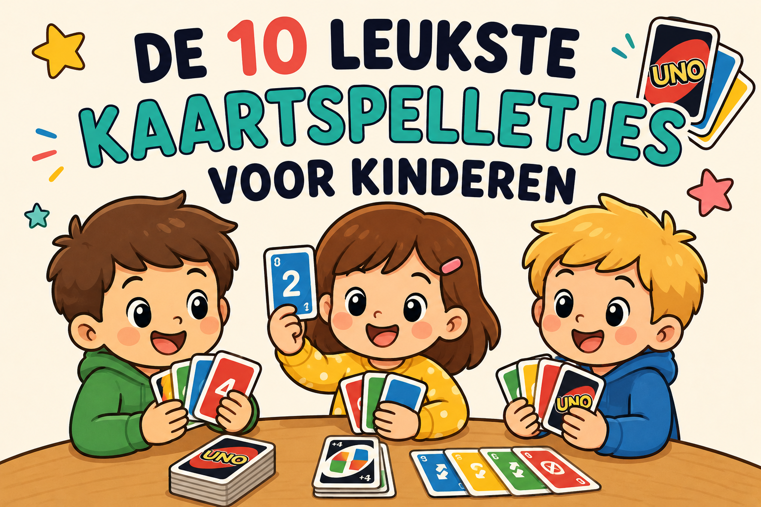 De 10 leukste kaartspelletjes voor kinderen