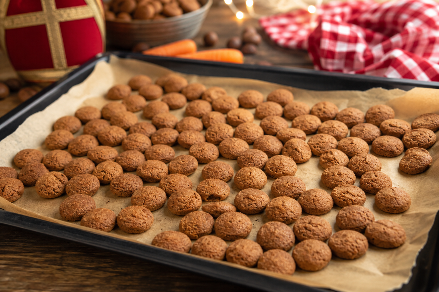 Pepernoten bakken met kinderen