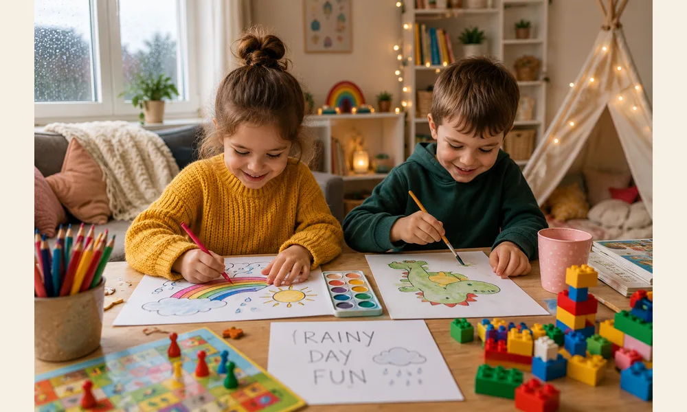 15 leuke binnenactiviteiten voor regenachtige dagen met kinderen
