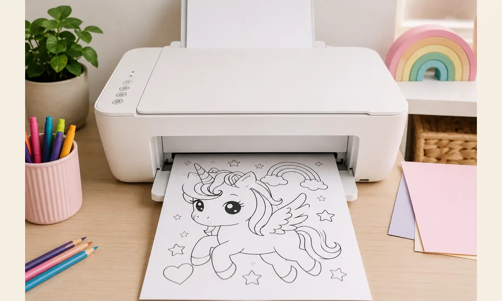 Hoe print je een kleurplaat in de beste kwaliteit?